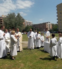 Prva tijelovska procesija ulicama Trnjanske Savice